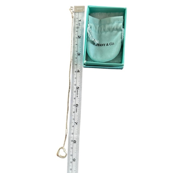 Tiffany & co. silver open heart necklace - Picture 2 of 6